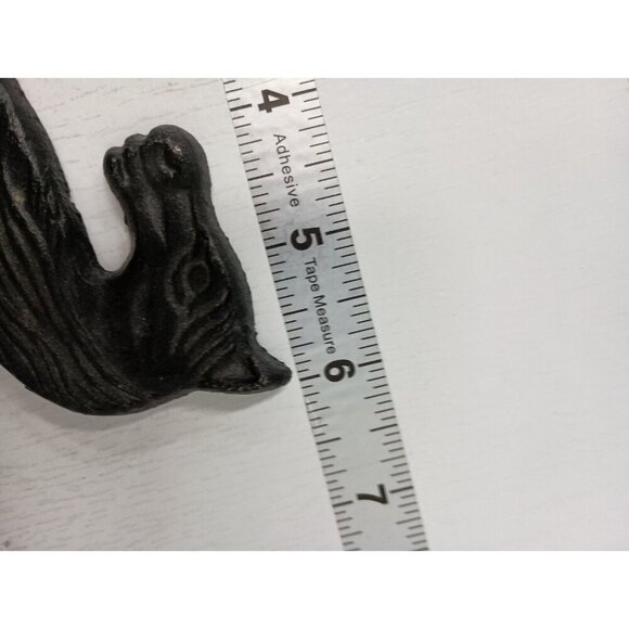 Vintage Cast Iron Rocking Horse 3 Hook Kitchen Utensil Holder Wall Rack Rustic - Picture 6 of 6